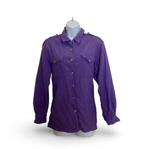 Rafaella Silk Button Down